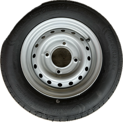 155/80R13 84N Kenda fitted onto a 4 Stud, 5.5