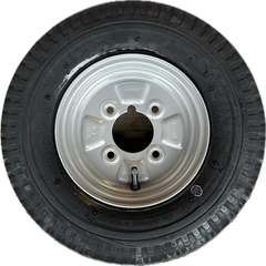 4.80/4.00-8 62M 4PR Kenda fitted on a 4 stud, 4 inch PCD, 67mm Centre, ET0 wheel
