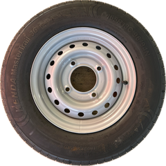 165R13C 96/94N Kenda fitted onto a 4 Stud, 5.5
