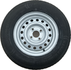 165R13C 96/94N Kenda fitted onto a 4 Stud, 100mm PCD, 60mm Centre, ET30 wheel