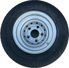 195/55R10C 98/96N Kenda fitted onto a 5 Stud, 112mm PCD, 67mm Centre, ET-4 wheel