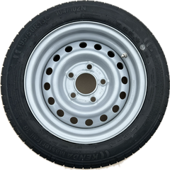 195/50R13C 104/102N Kenda fitted onto a 5 Stud, 112mm PCD, 67mm Centre, ET30 wheel