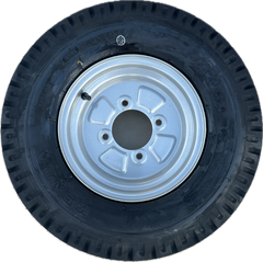 5.00-10 72M Kenda 4PR fitted on a 4 Stud, 115mm PCD, 85mm Centre, ET0 wheel