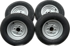 4x 145/80R10 74N Kenda fitted onto a 4 Stud, 100mm PCD, 60mm Centre, ET0 wheel