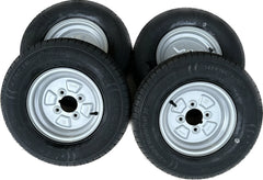 4x 145R10 84N Kenda fitted onto a 4 Stud, 4