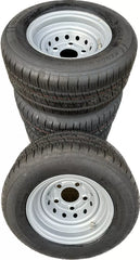 4x 195/55R10C 98/96N Kenda fitted onto a 5 Stud, 112mm PCD, 67mm Centre, ET-4 wheel