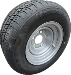 195/55R10C 98/96N Kenda fitted onto a 5 Stud, 112mm PCD, 67mm Centre, ET-4 wheel