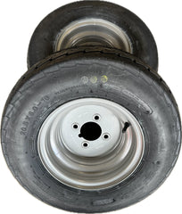 2x 20.5x8.0-10 77M Deli fitted onto a 4 Stud, 4