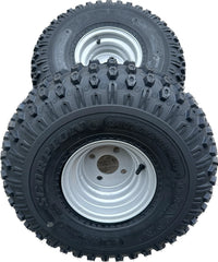 2x 22x11.00-8 Kenda 43F fitted on a 4 Stud, 4